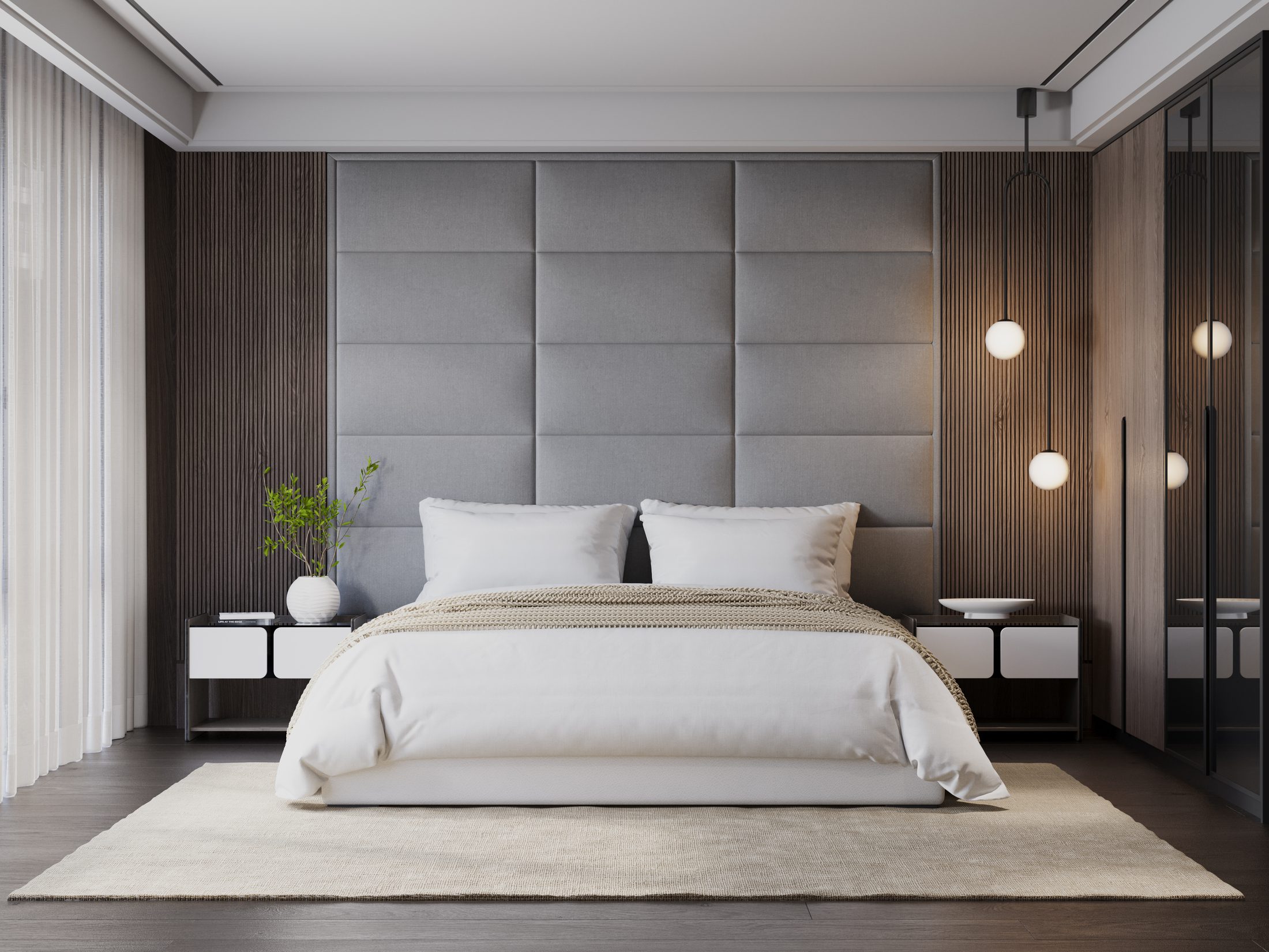 Delite Luxury bedroom styled with organic bamboo and mulberry silk bedding
