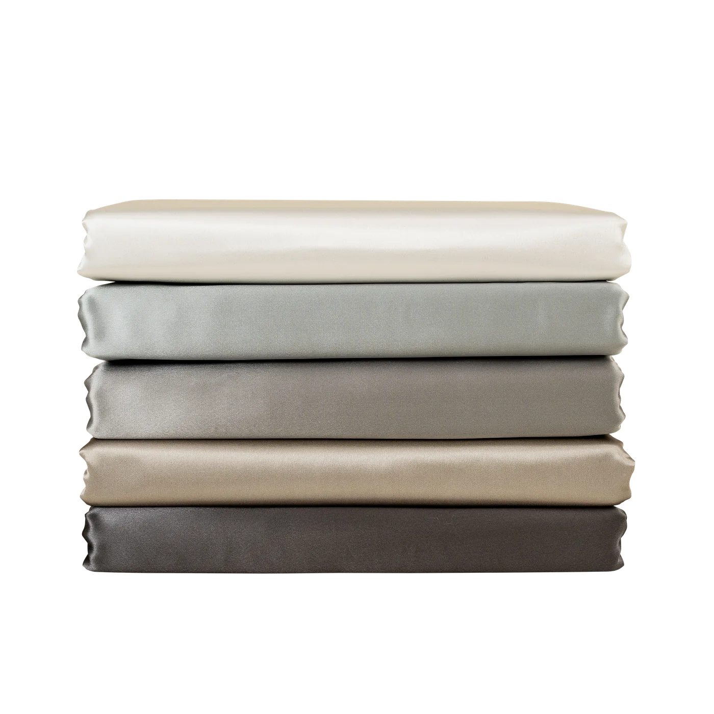 22-Momme Mulberry Silk Duvet Cover in Pearl — Delite Luxury